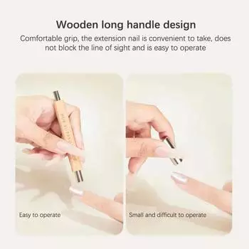 Магнитная ручка для дизайна ногтей с 3D рисунком кошачий глаз, дизайн ногтей, двухсторонняя магнитная палочка, гель-лак, магия для рождественского маникюра