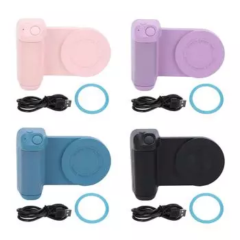 Магнитная ручка для камеры Bluetooth-кронштейн Ручка для телефона Фотодержатель Беспроводная зарядка Bluetooth-пульт дистанционного управления Black