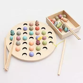 Магнитная Рыбка Многофункциональная Обучающая Игра Игрушки Монтессори Рыбалка Дети Раннее Образование Клип Магнитные Бусины для Детей