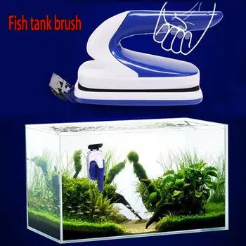 Магнитная щетка для аквариума, скребок для стекла, чистящий скребок