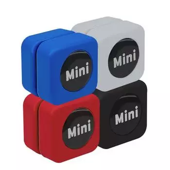 Магнитная щетка для аквариума, скребок для удаления плавающих водорослей, изогнутый очиститель для стекол, мини-скребок, магнит для чистки стекол в аквариуме красный