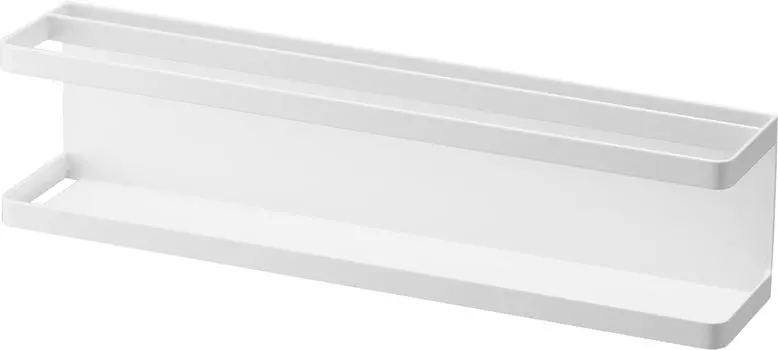 Магнитная стойка для приправ Yamazaki Jitsugyo на холодильник, белая, Ш40 x Г8 x В10 см, стойка для специй, лоток для хранения, оптовое хранение 2188 и