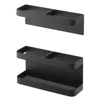 Магнитная стойка для зонта без перфорации, регулировка высоты, настенный держатель для зонта для отеля чёрный