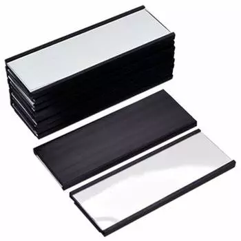 Магнитная табличка с именем 10 черных 20 шт. Good-L