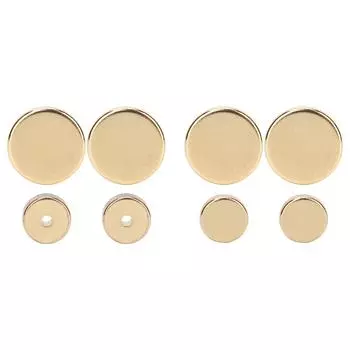 Магнитная терапия для похудения, серьги-магниты для похудения, акупунктурные точки, стимулирующие ушные шпильки, золото With Holes