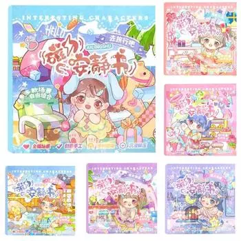 Магнитная тихая книга ручной работы, мультяшная, сделай сам, детская, занятая книга, игрушка, сделай сам, магнитная наклейка, книга для детей Style 1