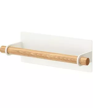 Магнитная вешалка для кухонных полотенец Yamazaki Jitsugyo Tosca White 7823