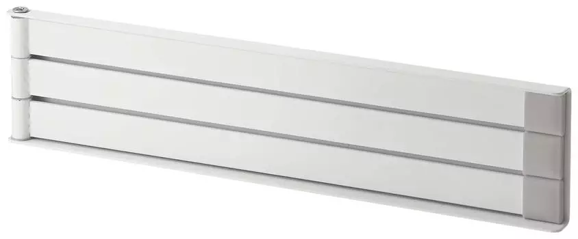 Магнитная вешалка для посуды Yamazaki Jitsugyo, белая, Ш24 x Г1 x В6 см, держатель для тарелок и тарелок, кухонное хранилище 2406, прибл. белый