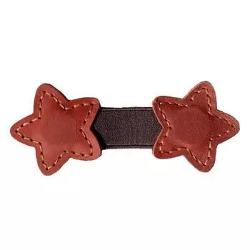 Магнитная закладка из искусственной кожи, милые скрепки для страниц в форме звезды, закладка-клипса с сильным магнитом для любителей чтения, женщин, мужчин красный