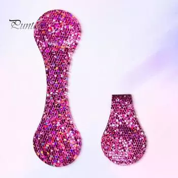 Магнитная закладка-клипса из искусственной кожи с блестками Магнитные закладки с блестками Скрепка для страниц Закладка для книг Сохранитель страниц вино красного