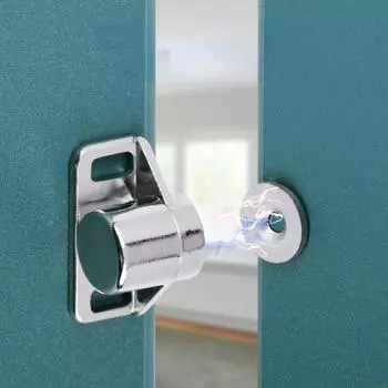 Магнитная защелка двери шкафа, магнитный дверной ограничитель мебели, сильные мощные неодимовые магниты защелки шкафа защелки