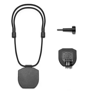 Магнитная защелкивающаяся подставка для крепления на шее, регулируемое крепление для селфи-видеоблога/видеорегистратора, шейный держатель для GoPro/Insta 360/DJI Pocket 3