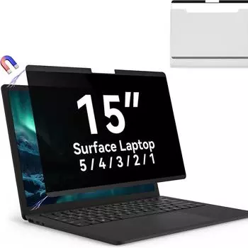 Магнитная защитная пленка для экрана Microsoft Surface Pro 7+/7/6/5/4/3-12.3 дюйма, многоразовая защитная пленка для экрана Surface Pro 7, Surface Pro 8, 9, 10, 11 13.5 Inch Privacy Screen