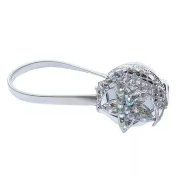 Магнитная застежка для штор, простая в использовании, многоцветная, полезная металлическая кухонная драпировка, подхват для гостиницы белый