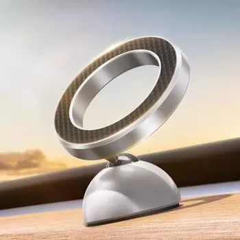 Магнитное автомобильное крепление для MagSafe, сверхсильный магнетизм, полностью металлический корпус, управление одной рукой чёрный