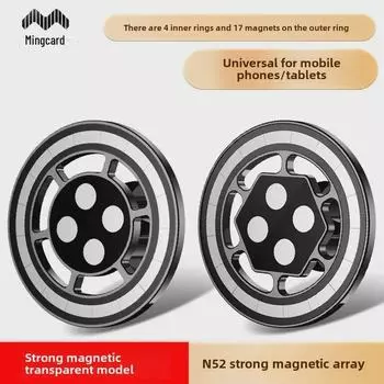 Магнитное автомобильное крепление MagSafe Strong с шаровой головкой 17 мм Outer circle with MagSafe and 4 inner magnets