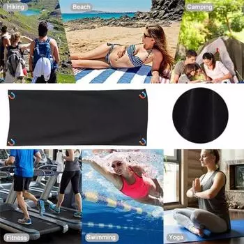 Магнитное банное полотенце 30 x 75 Быстросохнущее пляжное полотенце Впитывающее коралловое бархатное полотенце с магнитной застежкой для пляжа, бассейна, путешествий, кемпинга розовый