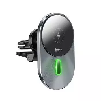 Магнитное беспроводное автомобильное зарядное устройство для Iphone 13 12 Pro Max 12 13 Mini 15 Вт Магнитный держатель для быстрой зарядки Airvent в автомобильном телефоне as picture серый