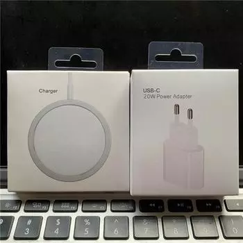 Магнитное беспроводное зарядное устройство 15 Вт для iPhone 15 13 Pro Max 12 14 11, быстрое зарядное устройство с вилкой европейского стандарта, быстрое зарядное устройство 20 Вт, QI Charging 11 XS XR EU