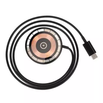 Магнитное беспроводное зарядное устройство 15 Вт Тип C Телефон Магнитная зарядная панель для IOS Phone 12 13Mini 14 Plus 12