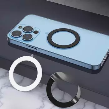 Магнитное кольцо Magsafe для беспроводной зарядки чехла для мобильного телефона weak magnetic чёрный