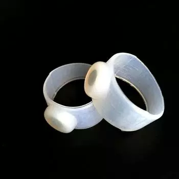 Магнитное кольцо на пальце ноги, силиконовая наклейка для массажа ног