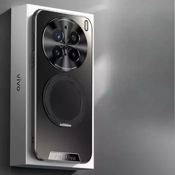 Магнитное крепление для чехла телефона Vivox200pro, 200promini Полный комплект Защита от падений и Матовое покрытие vivo x200Promini