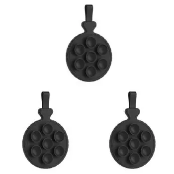 Магнитное крепление на присоске, силиконовый чехол для телефона-подставка для iPhone 15(черный)