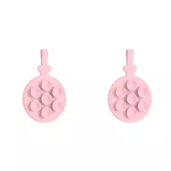 Магнитное крепление на присоске, силиконовый чехол для телефона-подставка для iPhone 15(розовый)