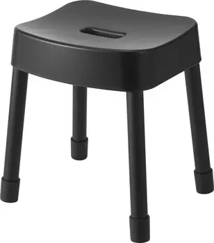 Магнитное кресло для ванны Yamazaki Jitsugyo SH35 черное x D28 x H35см MIST плавающее настенное хранилище для хранения дышащее и легкое для сушки 1726 (Ямадзаки) Ш33.5 чёрный