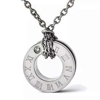 Магнитное ожерелье из чистого титана Pure Loop Oz Ring Type IP Designed Medical Device Relief Relief Stiff Style Chain Fatigy Recovery [Pure