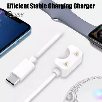 Магнитное зарядное устройство, эффективная стабильная зарядка, множественный защитный зарядный кабель, базовый адаптер для зарядного устройства Smart Band для Samsung Fit3 R390 Black 55CM USB