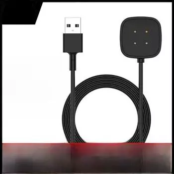 Магнитное зарядное устройство для Fitbit Versa 3/4 и Sense 2 — зарядная база и кабель для передачи данных 30 cm чёрный