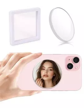 Магнитное зеркало для селфи FARWAYVIEW для заднего монитора для видеоблога, экран для камеры, селфи для iPhone и всех мобильных телефонов, камера, iPhone, зеркало, (Плоский