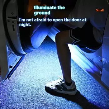 Магнитные автомобильные дверные фонари, светодиодные приветственные огни, беспроводная зарядка через USB, предотвращение столкновений, аварийная сигнальная лампа со сменными цветами