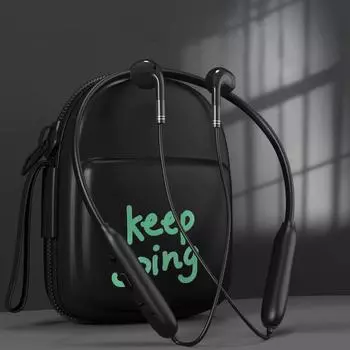Магнитные беспроводные наушники Bluetooth 5,2 с шейным ремешком, стереоспортивная гарнитура, наушники-вкладыши громкой связи с микрофоном для всех телефонов