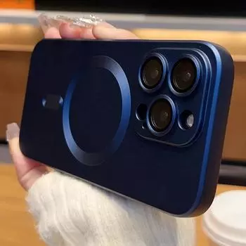 Магнитные чехлы для телефонов Magsafe с беспроводной зарядкой для iPhone 15 14 13 12 11 Pro Max Plus, защитный чехол для камеры, аксессуары for iPhone 11