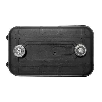 Магнитные держатели ключей под автомобилем, скрытый магнитный ящик для хранения ключей в помещении и на открытом воздухе, водонепроницаемый скрытый ключ на дне автомобиля чёрный