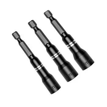 Магнитные гаечные отверточные биты для электроинструментов, шестигранный хвостовик, адаптер для шуруповерта, торцевой ключ, детали инструмента, аксессуары A
