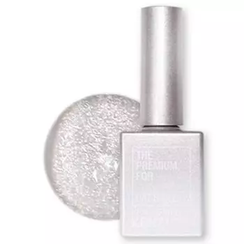 Магнитные гвозди Kenjiko Satin Cats Eye, CE501 Сетин пепельно-серый, 10 г, 1 шт.