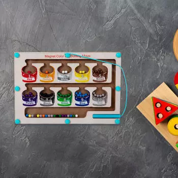 Магнитные игрушки-лабиринты с числами, интерактивная головоломка для детей, праздничные подарки для детей