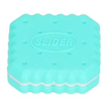 Магнитные игрушки-слайдеры в виде печенья, снимающие стресс и беспокойство, игрушка-слайдер для нажатия кончиком пальца, мята мятный зеленый