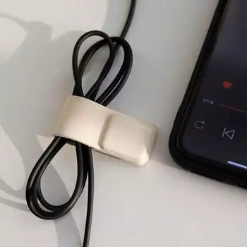 Магнитные кожаные ремни для кабелей, кабельные стяжки, органайзеры для кабелей, управление шнурами для организации USB-кабелей, проводов наушников темно серый