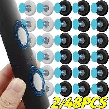 Магнитные крючки для пульта дистанционного управления Настенные магнитные держатели Ключи Крючок для хранения с защитой от потери Наклейки на холодильник Органайзер для домашнего офиса 1Set(2pcs)