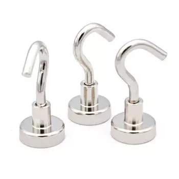 Магнитные крючки Сверхпрочный неодимовый магнитный крючок Сверхпрочные магниты с крючками Магнитная стойка для кухни, ванной, спальни