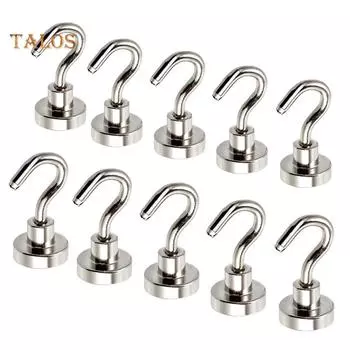 Магнитные крючки TB Ferrite N52 Neodymium Hold 5.5kg Strong Magnet one size