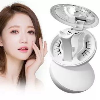 Магнитные накладные ресницы Магнитные 3D накладные ресницы Ультралегкие для больших глаз Роскошное волокно Прочные Водонепроницаемые Устойчивые к поту Макияж для глаз Косметика