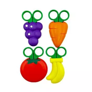 Магнитные ножницы для детей Милые фруктовые ножницы Маленькие ножницы Безопасный колпачок для скрапбукинга Бумага для творчества DIY Главная Резка Нитки Резак A