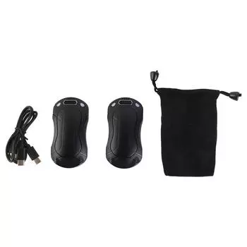 Магнитные перезаряжаемые грелки для рук, быстрый нагрев, 3 уровня, регулируемая двухсторонняя электрическая грелка для рук