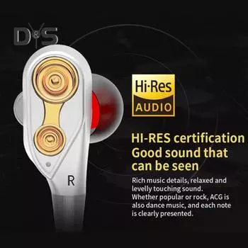 Магнитные проводные наушники с микрофоном с функцией шумоподавления, высокая четкость звука, сверхлегкие внутриканальные наушники эргономичного дизайна, спортивные вкладыши серебряный